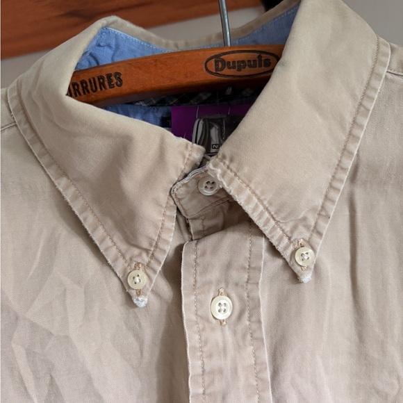 Vintage Tommy Hilfiger button down shirt heavy / thick Large 1990s - Picture 3 of 7